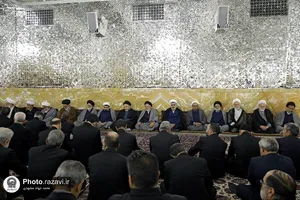 مراسم اعطای احکام خدام حرم مطهر رضوی