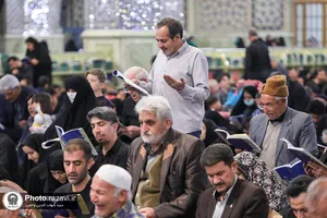 مراسم احیاء شب بیست و یکم ماه رمضان در حرم مطهر رضوی - 2