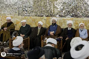 دیدار اساتید پیشکسوت حوزه علمیه مشهد با تولیت آستان قدس رضوی