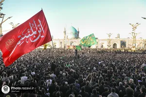 مراسم چهارپایه خوانی شهادت امام رضا علیه&zwnj;السلام