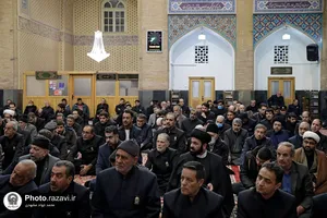 عزاداری روز شهادت امام کاظم علیه&zwnj;السلام در حرم مطهر رضوی