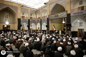 آئین اختتامیه دوره تابستانه طلاب در حرم مطهر رضوی