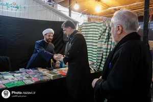 حضور قائم مقام تولیت آستان قدس رضوی در مواکب مسیر قوچان