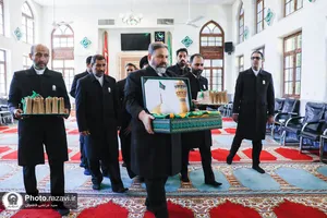 حضور خدام حرم مطهر رضوی در بیمارستان شهید کامیاب مشهد