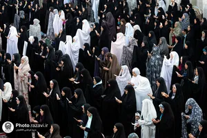 اقامه نماز عید سعید قربان در حرم مطهر رضوی