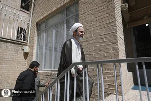 تشرف آیت&zwnj;الله محمود رجبی به حرم مطهر رضوی