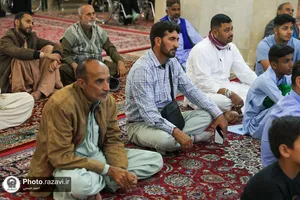 گردهمایی زائرین غیر ایرانی در حمایت از مردم فلسطین
