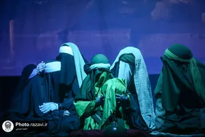 نمایش آیینی سرگذشت در کتابخانه قلم