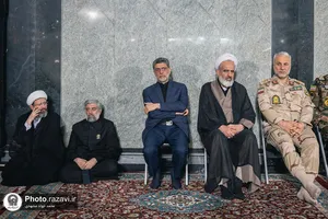 آئین بزرگداشت رهبر شهید انقلاب اسلامی در حرم مطهر رضوی