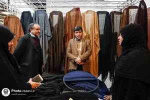 بازدید رییس سازمان علمی، فرهنگی و مدیرکل نذورات آستان قدس رضوی از نمایشگاه بانوان کارآفرین