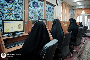 بازدید خواهران خدمه حرم مطهر رضوی از بخش&zwnj;های مختلف حرم امام رضا علیه&zwnj;السلام