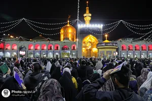 مراسم احیا شب بیست و یکم ماه مبارک رمضان در حرم مطهر رضوی-1