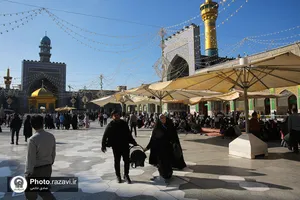 حال و هوای حرم مطهر رضوی در آستانه ولادت امام رضا علیه&zwnj;السلام