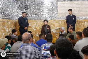 تشرف دانش&zwnj;آموزان زیارت اولی استان خوزستان به حرم مطهر رضوی
