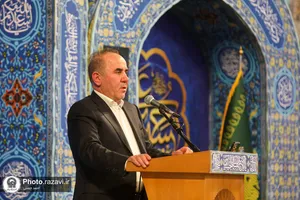 حال و هوای حرم مطهر رضوی در شب میلاد امام حسین علیه&zwnj;السلام