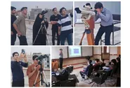 استفاده دانش‌آموزان مدارس امام رضا (ع) از کارگاه نقشه‌خوانی و رصد استهلال ماه