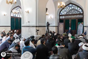 دیدار تولیت آستان قدس رضوی با طلاب مدرسه علمیه گوهرشاد