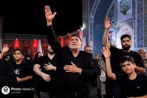 عزاداری سنتی شب دوم محرم در &laquo;حسینیه حرم&raquo;