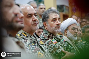 تشرف فرمانده نیروی پدافند هوایی ارتش جمهوری اسلامی ایران به حرم مطهر رضوی