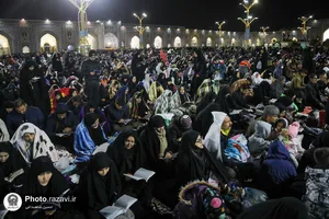 مراسم احیا شب بیست و یکم ماه مبارک رمضان در حرم مطهر رضوی - 1
