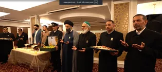 حضور خدام زیر سایه خورشید در مسجد حضرت مهدی(عج) و مجمع اهل البیت بیروت شب ولادت امام رضا(ع)