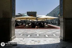 سایه بر سر زائران امام مهربانی