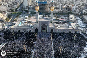 قرائت دعای عرفه در حرم مطهر رضوی-1