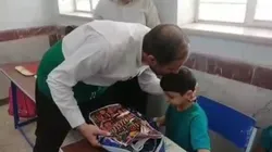 گرامیداشت روز عصای سفید با حضور خادم‌یاران در مدرسه استثنایی خرمشهر