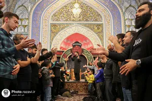 مراسم گرامیداشت حماسه ٩ دی در حرم مطهر رضوی - 1