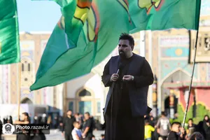 مراسم چهارپایه خوانی در حرم مطهر رضوی