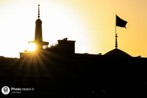 عزاداری تاسوعای حسینی در حرم مطهر رضوی