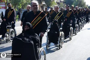 دسته عزای خادمان و زائران حرم حضرت معصومه سلام الله علیها