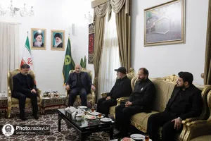 دیدار استاندار کربلا با قائم مقام تولیت آستان قدس رضوی