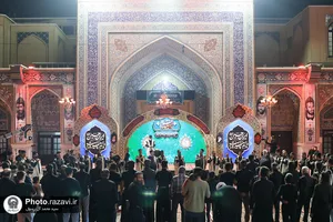 عزاداری هیئات مذهبی چهارمحال و بختیاری در حسینیه حرم