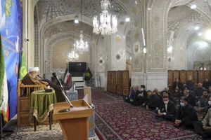 تشرف گروهی از گزینش&zwnj;گران به حرم مطهر رضوی