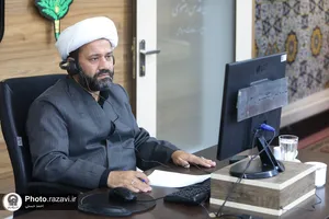 حضور جانشین معاون تبلیغات اسلامی حرم مطهر رضوی در سامانه 138