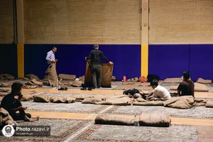 خدمت رسانی موکب مؤسسه تربیت بدنی بنیاد کرامت رضوی