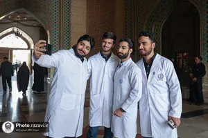 آیین روپوش سفید و سوگند پزشکی دانش&zwnj;آموختگان دانشگاه علوم پزشکی شیراز