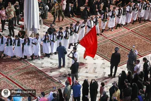عزاداری هیأت مذهبی استان کرمان در حسینیه حرم