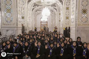 تشرف دانش&zwnj;آموزان عشایر سراسر کشور به حرم مطهر رضوی