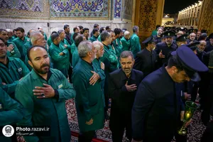 مراسم شام غریبان امام رضا علیه&zwnj;السلام در حرم مطهر رضوی -2