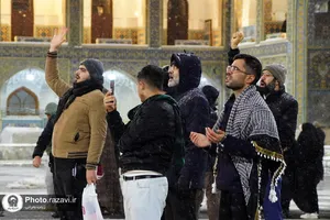 گلبانگ الله اکبر در حرم مطهر رضوی
