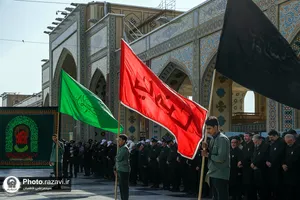 عزاداری هیئت عالم آل محمد در روز شهادت امام سجاد علیه السلام