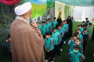 زنگ «مهر، ایثار و مقاومت» در یک دبستان دشتستان نواخته شد
