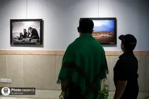 افتتاح نمایشگاه عکس مهر محرم در حرم مطهر رضوی