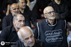 عزاداری شیعیان افغانستانی در حسینیه حرم