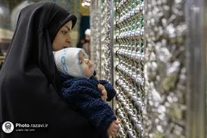 تشرف خانواده شهدای پدافند هوایی ارتش به حرم مطهر رضوی