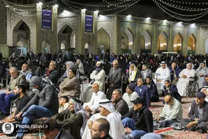 گردهمایی زائرین غیر ایرانی در حمایت از مردم فلسطین