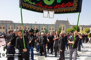 عزاداری شهادت امام رضا علیه السلام در حرم مطهر رضوی