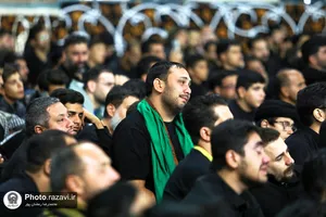 مراسم عزاداری شام غریبان حضرت رسول(ص) و امام حسن مجتبی(ع) در حرم مطهر رضوی